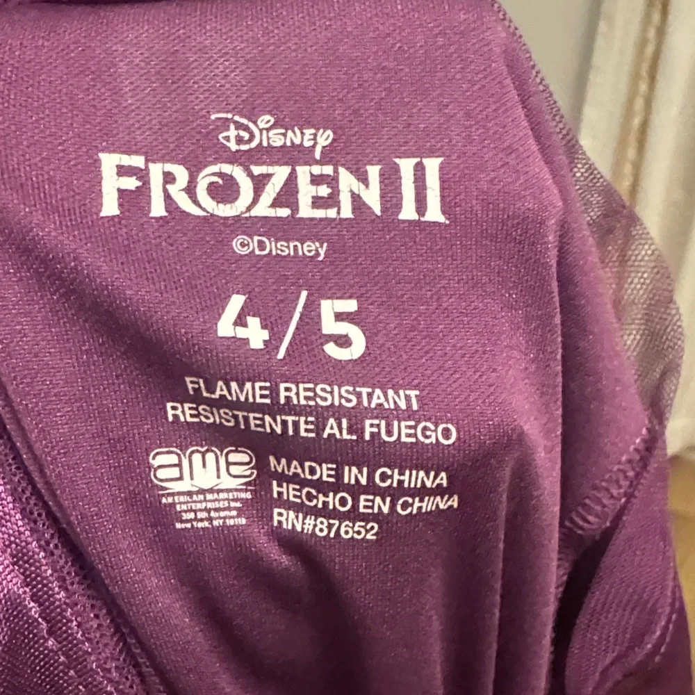 Kids Princess Frozen Elsa Ana Costume pajama Set - 4-5T - Picture 4 of 5
